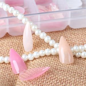 Puntas <span class=keywords><strong>de</strong></span> <span class=keywords><strong>uñas</strong></span> artificiales <span class=keywords><strong>de</strong></span> <span class=keywords><strong>gel</strong></span> suave superfino, formas <span class=keywords><strong>de</strong></span> Stiletto, mezcla <span class=keywords><strong>de</strong></span> colores para <span class=keywords><strong>verano</strong></span> - Product Image 2