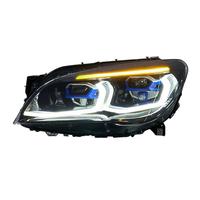 Ensemble de phares LIANGTU pour BMW F01, phares à LED Série 7 F02 730i 740i 2009-2015, phares avant, mise à niveau, clignotants bicolores
