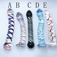Bouchon anal à double tête Bouchon anal Bouchon anal en verre avec vis intérieure Distribué dans le monde entier Godes en verre