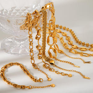 फैशन नई स्टेनलेस स्टील चेन ब्रेसलेट पंक शैली महिलाओं की श्रृंखला ब्रैसलेट सामान ट्रेंडिंग गहने - Product Image 3