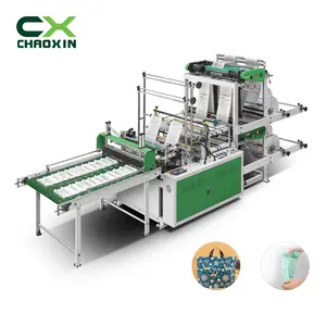 Polythene bag making machine CX-600 Double layers Four Channel Environmental protection eco bag making machine