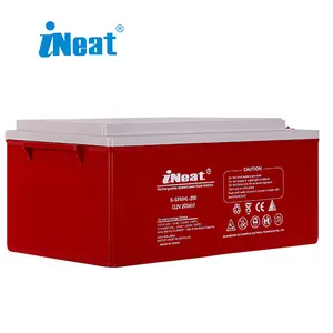 Low Cost High And Low Temperature Resistance 12V 200ah Solar Battery Lead Acid Deep Cycle Battery Manufacturing Plant For Sale