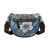 Sac banane personnalisé à imprimé tortue hawaïenne pour femmes, idéal pour le shopping, les voyages, le quotidien et les programmes d'étiquetage privé