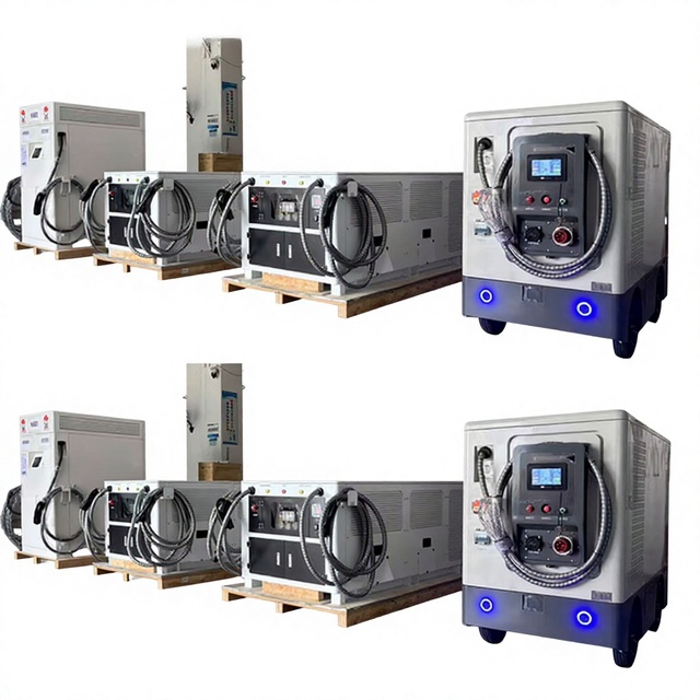 Mobile EV Charging Station with Battery Storage Indoor 6kW 220V/380V