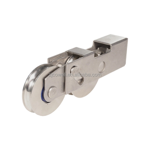 Cowell nhiệm vụ nặng nề thép không gỉ hiện đại cửa trượt con lăn song song lắp ráp kẽm tráng 4mm Độ dày r0402 mô hình cửa 2 năm - Product Image 4