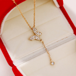 Elegante collana con ciondolo per donna, catena alla clavicola alla moda, gioielli da indossare tutti i giorni - Product Image 6
