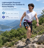 Exosquelette robotique d'assistance à la marche, combinaison d'assistance sportive légère et réglable pour la course, la randonnée et le soutien de la force des jambes