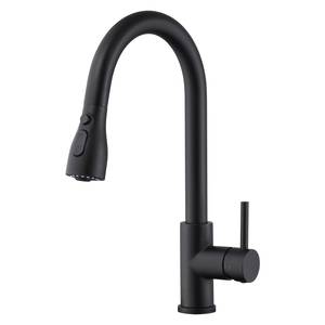 CUPC Black Pull Out Sink Water Mixer Tap Kitchen Faucet - Product Image 1