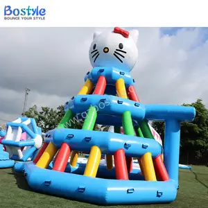 Bostyle Water Play Equipment Climbing Trapezoid Blob Launcher for Sale