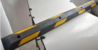 165CM /180CM/200CM Reflektieren der langlebiger Parkplatz blocker Kunststoff Garagen rad LKW Gummi rampen Rad Unter legkeil Autos topper