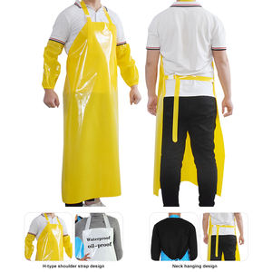 खाद्य प्रसंस्करण और सौंदर्य उद्योग के लिए वाटरप्रूफ टीपू एप्रोन निर्बाध और साफ करने में आसान - Product Image 3