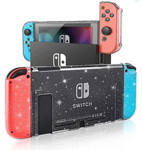 Factory <span class=keywords><strong>Star</strong></span> Light Design Clear Glitter Cover Anti-Scratch Bling Funda protectora para Nintendo para Switch Dock-able Game - Product Image 1