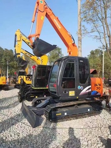 Excavadora de cadenas Hitachi ZX70 usada original de Japón, maquinaria de excavación de 7 toneladas en venta - Product Image 2