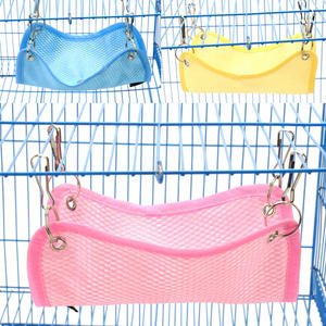 Hamac d'été suspendu pour petits animaux, lit respirant en maille pour <span class=keywords><strong>hamster</strong></span>, totoro, écureuil, furet, fournitures de refroidissement pour petits animaux - Product Image 1