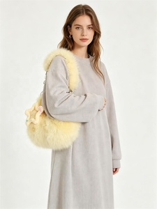 <span class=keywords><strong>Sac</strong></span> à bandoulière Zeyu Y2K Kawaii en <span class=keywords><strong>fausse</strong></span> <span class=keywords><strong>fourrure</strong></span> jaune crème pour femme, avec décor étoile, <span class=keywords><strong>sac</strong></span> décontracté quotidien à porter sous le bras, <span class=keywords><strong>sac</strong></span> à main en <span class=keywords><strong>fausse</strong></span> <span class=keywords><strong>fourrure</strong></span> / <span class=keywords><strong>sac</strong></span> en peluche - Product Image 2