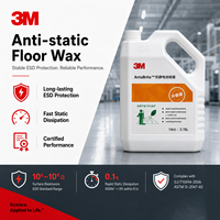 Cera para Pisos 3M AntaBrite Resistente a las Manchas, Antiarañazos, Control Estático Permanente, Acabado Protector para Pisos, Cera para Pisos de Salas de Servidores
