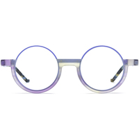 Monture de lunettes ronde en acétate, design unisexe, forme visage diamant, style punk, compatible avec le gaming