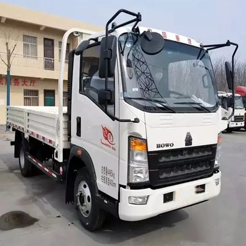 Howo Light usato camion 4x2 doppia cabina Mini camion da carico in vendita cina Diesel YN33 110PS 150 - 250hp 8.25 r16lt Euro 2