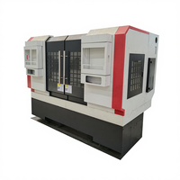 Tour à lit plat horizontal CNC à alimentation automatique, moyenne capacité, avec porte-outils à changement rapide