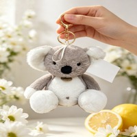 Porte-clés en peluche personnalisé avec rembourrage en coton PP, pendentif en peluche inodore, taille adaptable, unisexe, anniversaire