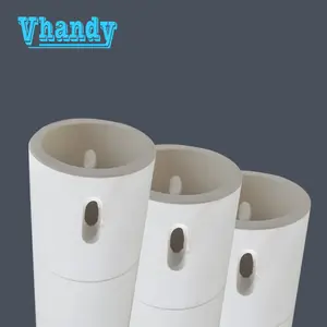 Vhandy Industriel Rouleau En Céramique D&#39;alumine/Alumine Tube Pour Carreaux De Céramique Four