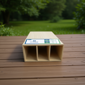 Listello in PVC effetto legno 50x100 mm, lunghezza 2,95 m, impermeabile per esterni JC100466 - Product Image 2