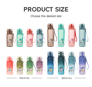 Borraccia per Bambini in Tritan Senza BPA di Qualità Superiore, Direttamente dalla Fabbrica, con Coperchio per Campeggio - Product Image 5