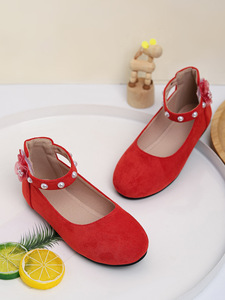 Nuevo Diseño de Zapatos Planos de Vestir para Niñas, Estilo Retro con Punta Redonda, de Gamuza, para Otoño, para Estudiantes - Product Image 6