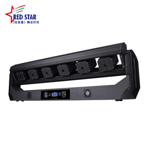 Luz Láser RGBW de Seis Ojos Giratoria a Todo Color con Control DMX512/FB4 - Iluminación LED para DJ - Product Image 2