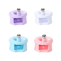 Nouveau style en gros Aimant circulaire rotatif pour nail art, aimant œil de chat, outil d'attraction de la lumière avec boule en acier pour effet œil de chat sur ongles