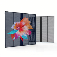 Écran LED transparent pour extérieur et intérieur 1000x500mm, luminosité élevée 5000cd, taux de rafraîchissement élevé, étanche IP65, profondeur de couleur 16 bits