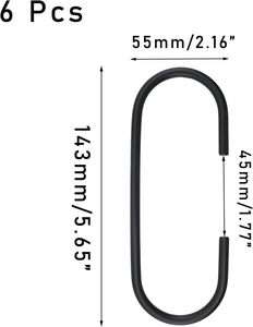 Tighall PCS Crochets en forme de C pour suspendre vêtements, serviettes, sacs à chaussures, couleur or, plusieurs pièces - Product Image 2