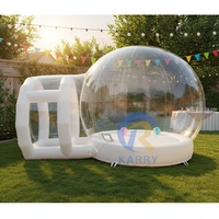 Château gonflable commercial blanc, maison gonflable, tente, fête de mariage, maison à bulles gonflable, ballon gonflable
