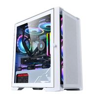 Fundas y torres para ordenador Gamer, soporte para 240 CPU, Enfriador de agua y fuente de alimentación ATX, funda para ordenador de juegos