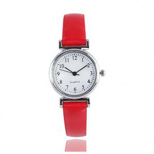 Fashionable Simple and Versatile Art-Style Compact <b>Belt</b> Quartz Watch - Product Image 2