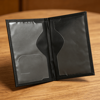 Porte-passeport et porte-cartes en cuir PU, avec porte-billets, portefeuille et étui de protection pour passeport