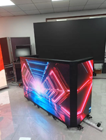 Cabine DJ portable à LED entièrement pliable, écran LED pliable GOB P2.6 pour intérieur