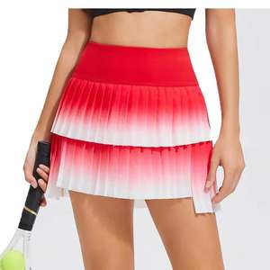 Новое поступление, плиссированные женские теннисные юбки с высокой талией - Product Image 2