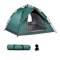 Tente de camping instantanée pour 2 à 4 personnes, 2000-3000 mm, imperméable, avec moustiquaire, pour la randonnée en famille |   Toutes saisons