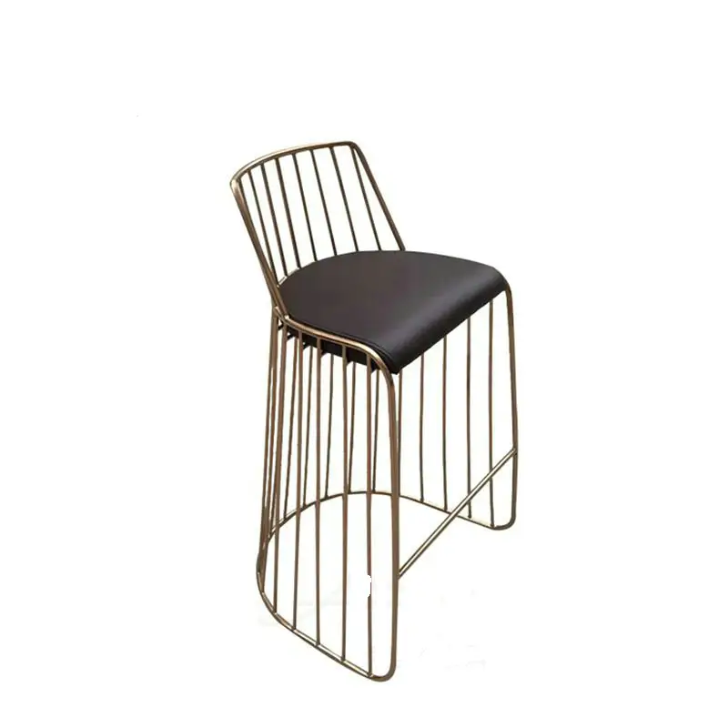 Runxi lüks kadife deri altın bar taburesi sandalyeler mutfak modern sandalye metal gelin peçe tabure