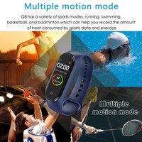 Bracelet intelligent multifonction BT, suivi de la santé sportive, moniteur de forme physique, fréquence cardiaque, oxygène sanguin, pression artérielle, sommeil, podomètre