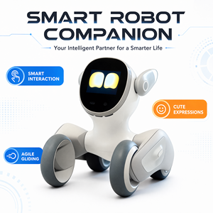 Robot Perro con Ruedas y IA, Rotación 360°, LED Facial, Control por App, Wi-Fi, GPS, Juguete Inteligente de Apoyo Emocional, Venta al por Mayor [IA Generativa con - Product Image 1