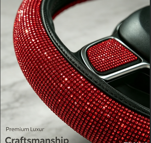 Housse de <span class=keywords><strong>volant</strong></span> de voiture en cuir véritable MELCO, luxe, toutes saisons, universelle, absorbant la transpiration, antidérapante - Product Image 4