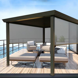Grand gazebo métallique en métal, bar de <span class=keywords><strong>piscine</strong></span>, véranda, auvent, pergola électrique en aluminium <span class=keywords><strong>6x3</strong></span>, 2 à 20% de réduction - Product Image 3