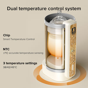 Calentador de <span class=keywords><strong>biberones</strong></span> de leche para bebé USB Rosa portátil, alimentador de coche de viaje de calentamiento rápido, funciones de mezcla para cortar para uso doméstico - Product Image 3