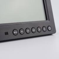 Reloj Electrónico Personalizable ZKM de 8 Pulgadas, Marco de Fotos con Reproducción de Video MP4/AVI, Audio MP3, Resolución 800x600, Plástico ABS, Nuevo