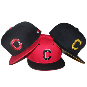 s snapbacks tapa gorra de algodón de placa de metal de dos tono bordado elástico snapback vierge sombreros para cabezas pequeñas - Product Image 3