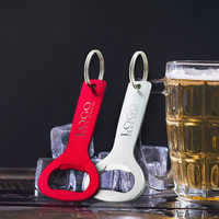 Fabrication OEM Sublimation Acier Inoxydable Métal Logo Porte-clés Ouvre-cartes Forme Porte-clés Bière Décapsuleur Personnalisé
