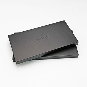 กล่องของขวัญแม่เหล็กสีดำพิมพ์ลายตามสั่งสุดหรู พร้อมฝาปิดแม่เหล็ก - Product Image 3