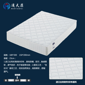 Matelas à ressorts ensachés individuels 23 cm fermeté moyenne emballage sous vide pour chambre à coucher - Product Image 2